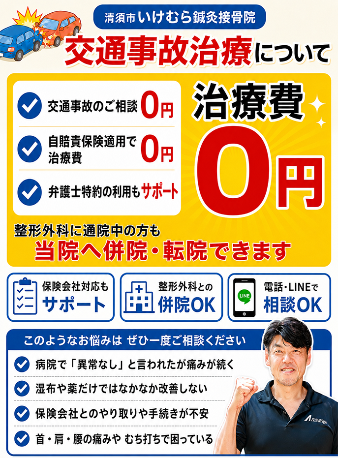 交通事故治療0円