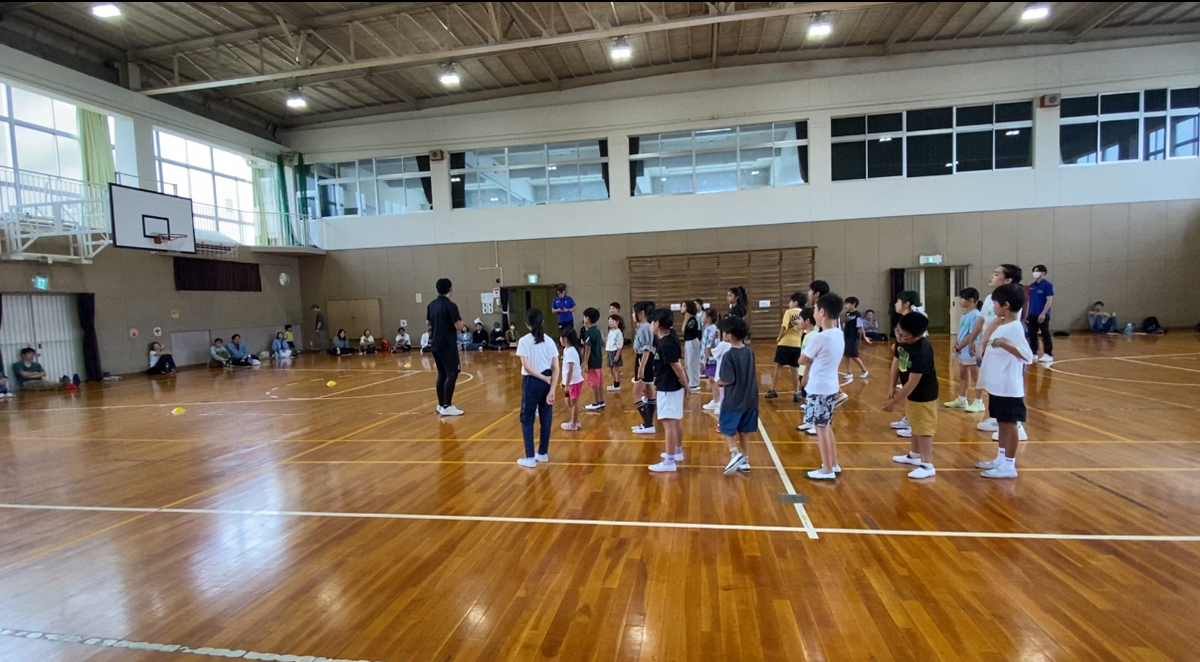 清須東小学校にてかけっこ体幹教室開催