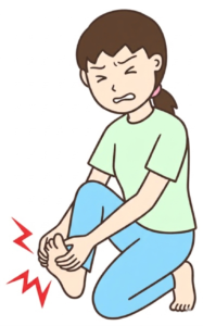 モートン病イラスト