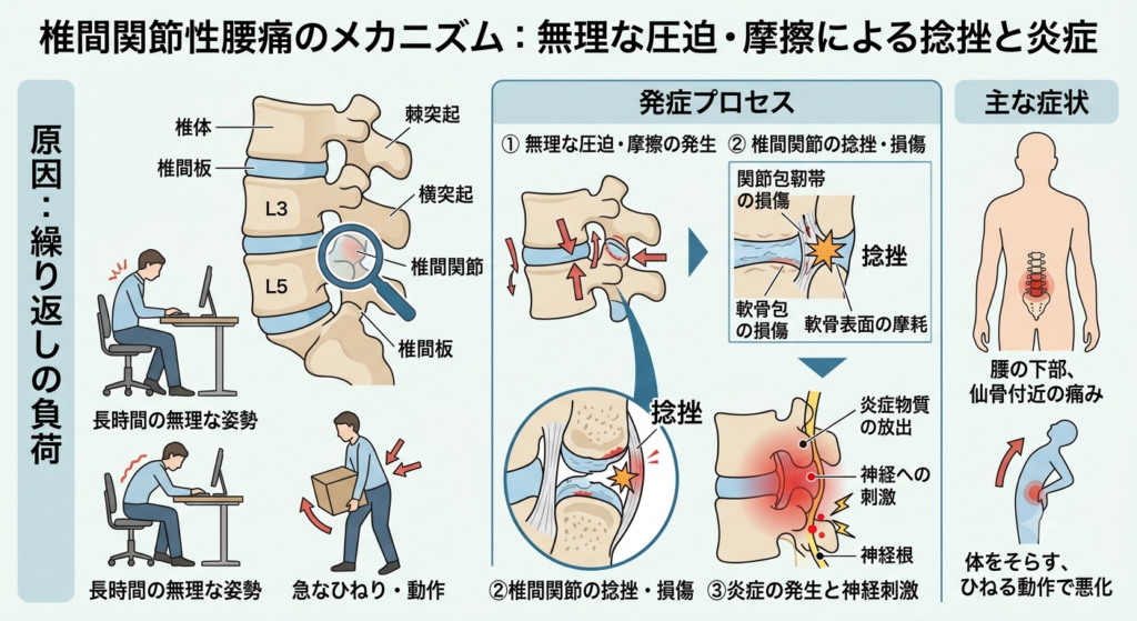 椎間関節性の腰痛 原因
